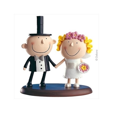 Imagen de Novios de la Mano 14 cm. DK. 305189