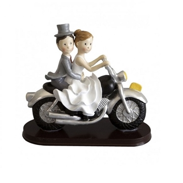 Imagen de Novios en Moto Sanbeni 1204