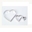 Imagen de Molde corazon inox. 12cm.  2356