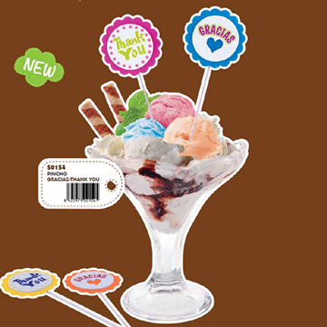 Imagen de Pincho Gracias (50 ud) S0154