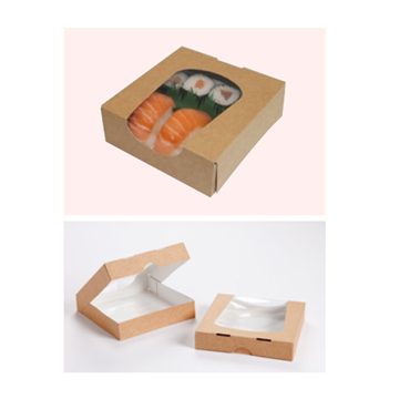 Imagen de Caja Snacking c/ventana 20x20x4 (50 ud)