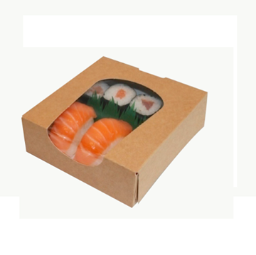 Imagen de Caja Snacking c/ventana 14x14x4 (50 ud)