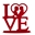 Imagen de Boda LOVE Metal (19x19) 305070