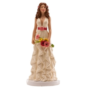Imagen de Novia con Ramo Margarita (16 cm) 305082