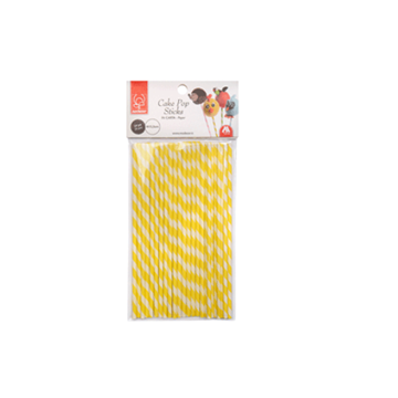 Imagen de Palitos Piruletas Amarillo 152 mm (24 ud) 30743