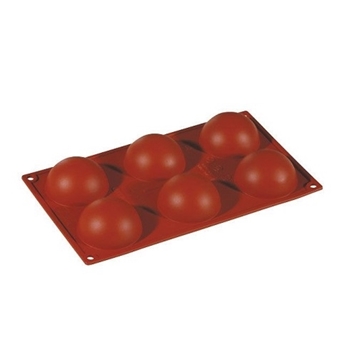 Imagen de Molde Semiesfera 70 mm (30x17,5 cm) FR001