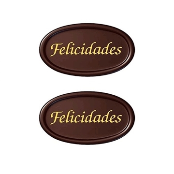 Imagen de Blister Chocolatina Felicidades (10x72 u) B162
