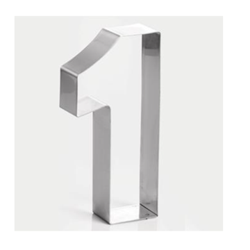 Imagen de Molde Inox Numero UNO (20 cm) 30H4X01