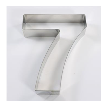 Imagen de Molde Inox Numero SIETE (20 cm) 30H4X07
