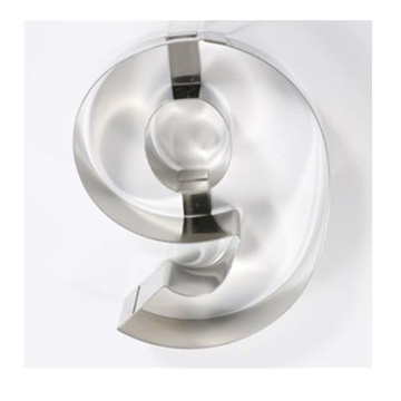 Imagen de Molde Inox Numero NUEVE (20 cm) 30H4X09