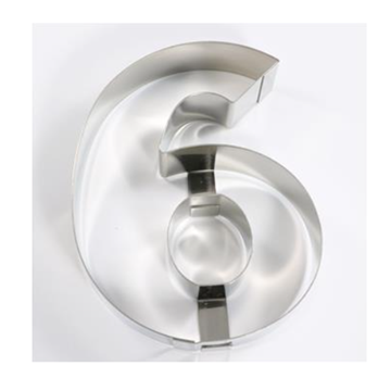 Imagen de Molde Inox Numero SEIS (30 cm) 40H4X06