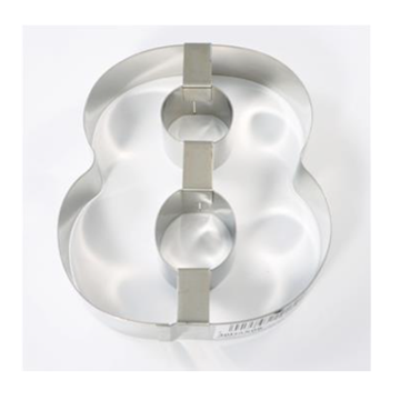 Imagen de Molde Inox Numero OCHO (30 cm) 40H4X08