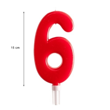 Imagen de Vela Gigante nº6 (15 cm) 345283
