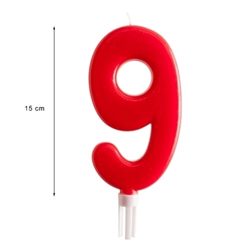 Imagen de Vela Gigante nº9 (15 cm) 345286