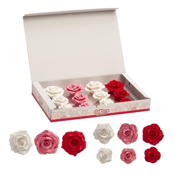 Imagen de Rosas Azucar Surtidas (12 u) 210126