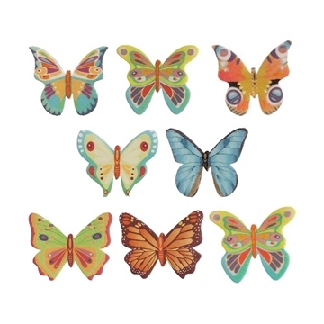 Imagen de Mariposas Oblea Surtida (8 ud) 166014
