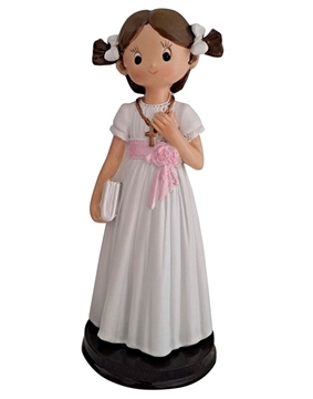 Imagen de Niña comunion Paula Cinta Rosa 1343 (15 cm)