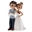 Imagen de Novios Boda c/Flor (16 cm) 305113