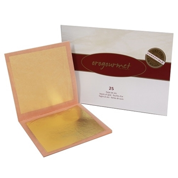 Imagen de Laminas Pan de Oro 80x80 mm (25 ud) 401045