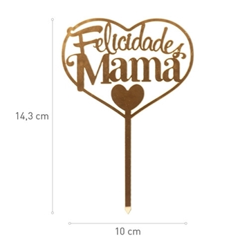 Imagen de Topper Felicidades Mama 354161