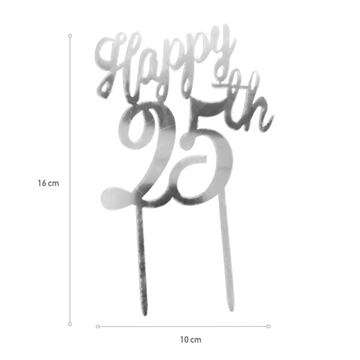 Imagen de Topper 25 ANIVERSARIO (16x10 cm) 354107