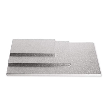Imagen de Base Fondant PLATA Rectangular (50x40x1,2 cm)