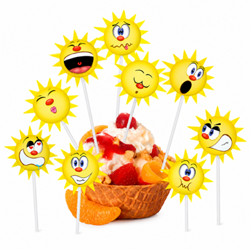 Imagen de Pincho Soles Graciosos (100 ud) S0217