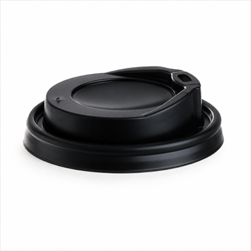 Imagen de Tapa Vaso Termico Negra (100 ud) TVP12N