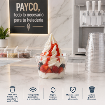Imagen de Vaso Plastico PET 265 ml BAJO (50 ud) MG9