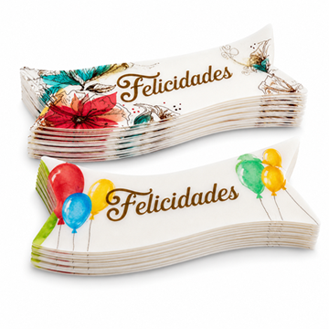 Imagen de Felicidades OBLEA (40 u) 135111