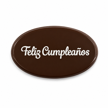 Imagen de Feliz Cumple Chocolate 4,5 cm (48 u) 79898