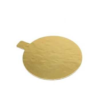 Imagen de Carton oro monoporcion Redondo 8 cm. (200 u)